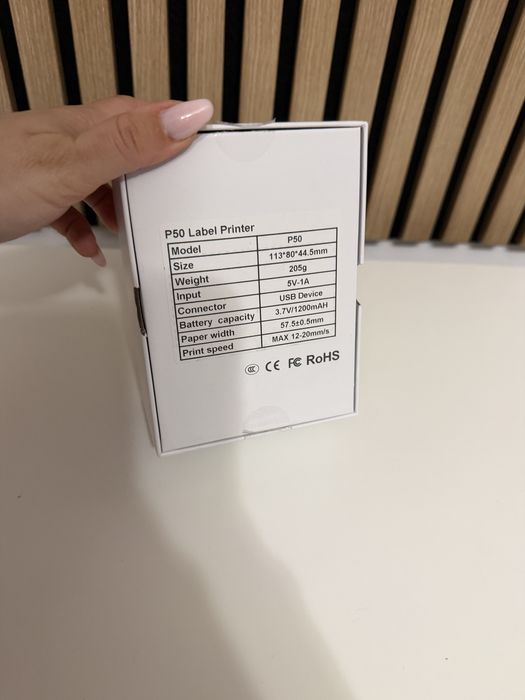 Mini imprimanta portabila etichete wireless  - noua