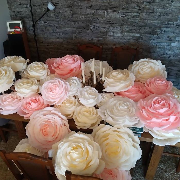 Цветя от хартия/картон