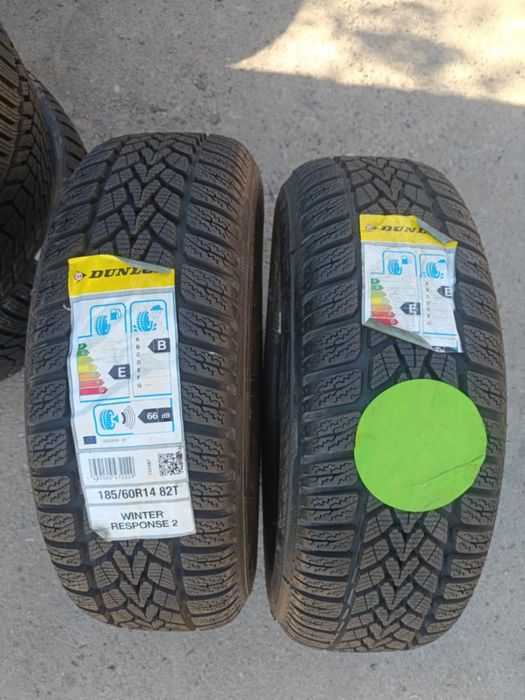 185/60/14 2броя Dunwop Winter Response2.Гумите са чисто нови.