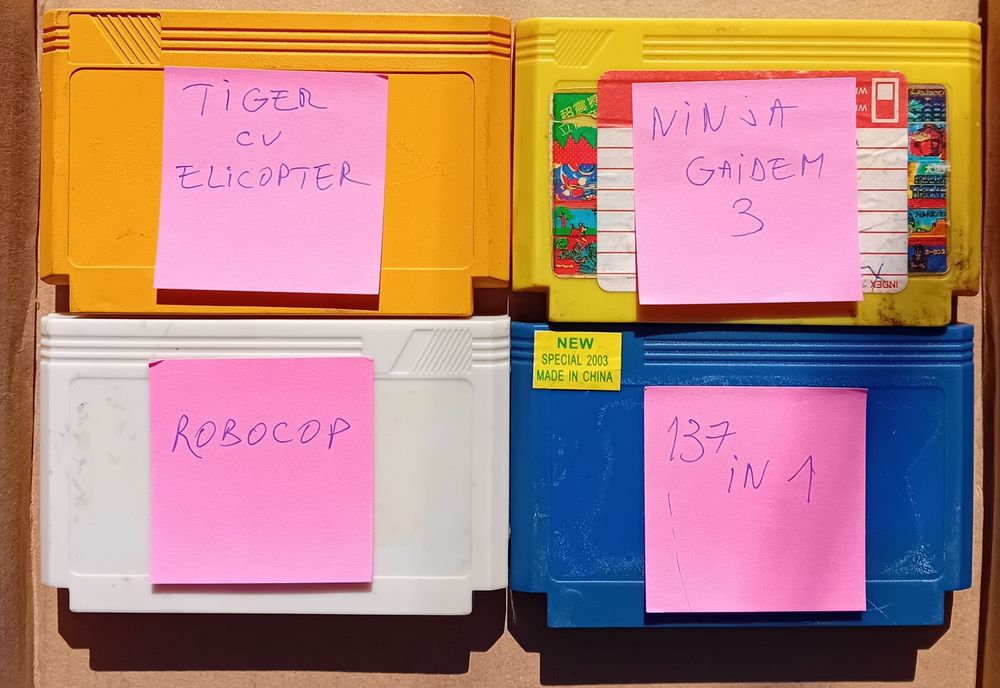 Casete joc vechi Terminator Famicom Sega Nintendo