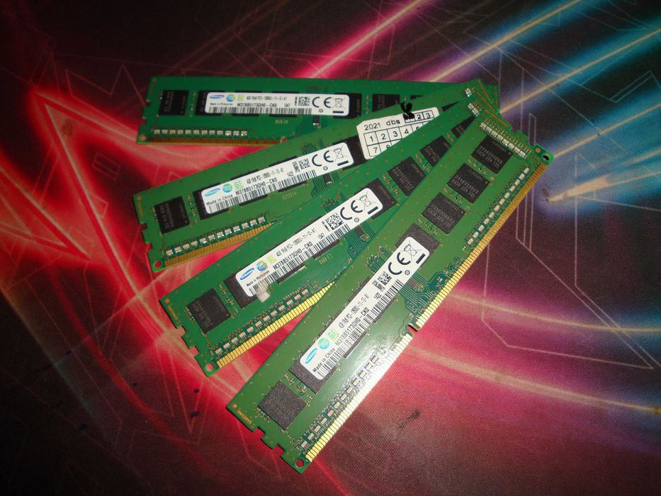 Memorie ram Samsung ddr3 16gb 1600 mhz dual ch kit 4x 4gb PC3 12800