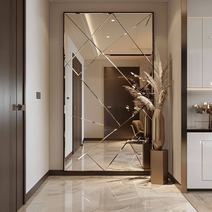 Ромбикли дизайн ойналар