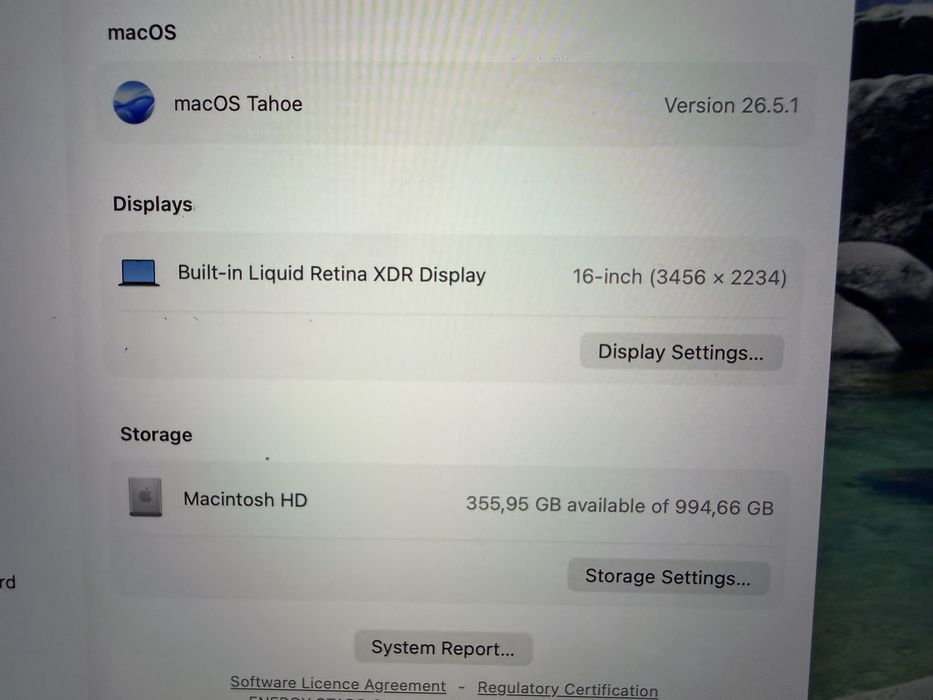 Macbook Pro 16 M4 Max 36GB Ram 1TB SSD
