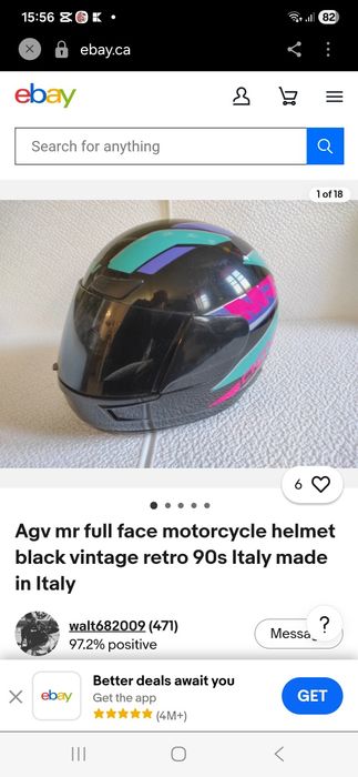 Cască moto, import Italia
