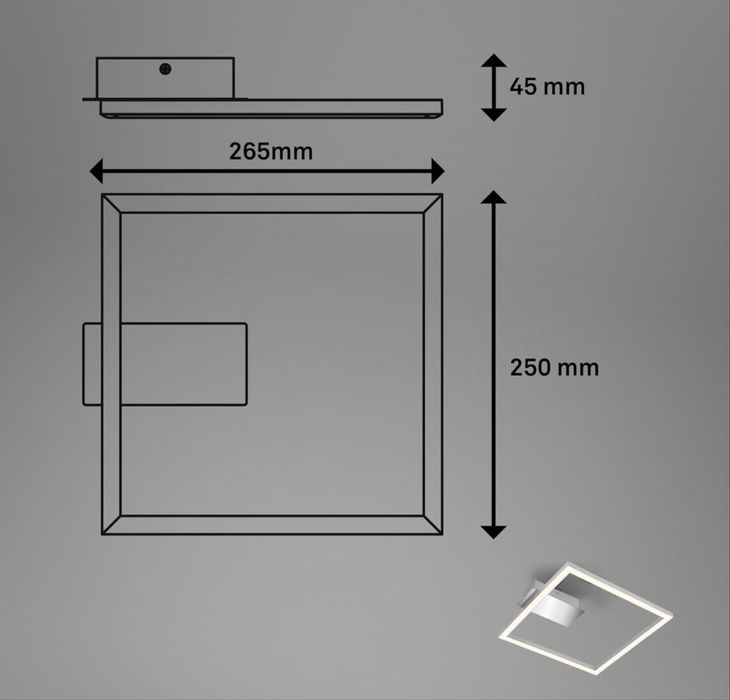 BRILONER - Ramă pentru plafon cu LED