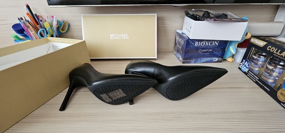 Pantofi negri stileto 37, Michael Kors