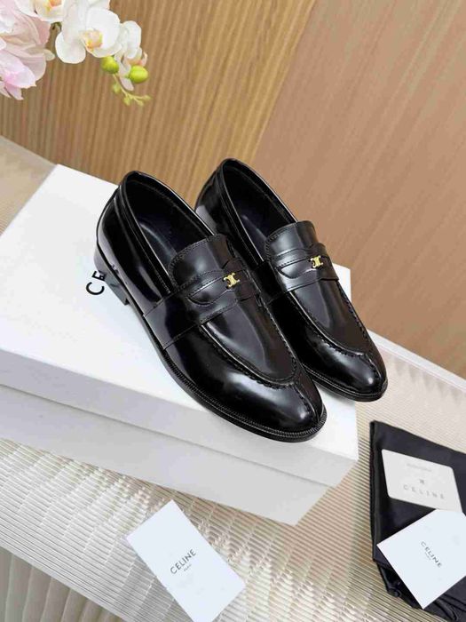 Дамски обувки - Celine Loafer Malaquais In Polished Bullskin