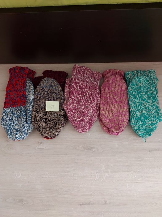 Чорапи вълнени нови с подарък терлици