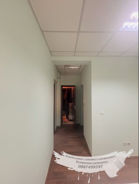 Вътрешни ремонти до ключ шпакловка боя паркет дограма