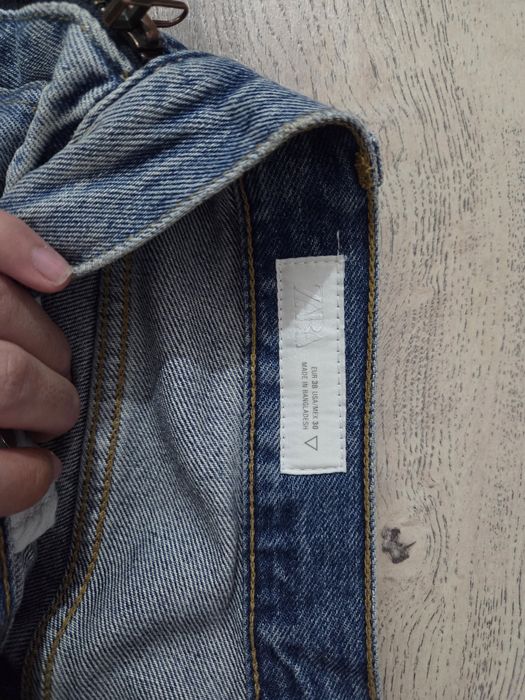 Zara zip flared джинсы