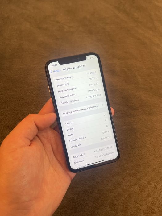 iPhone XS 512gb 100%