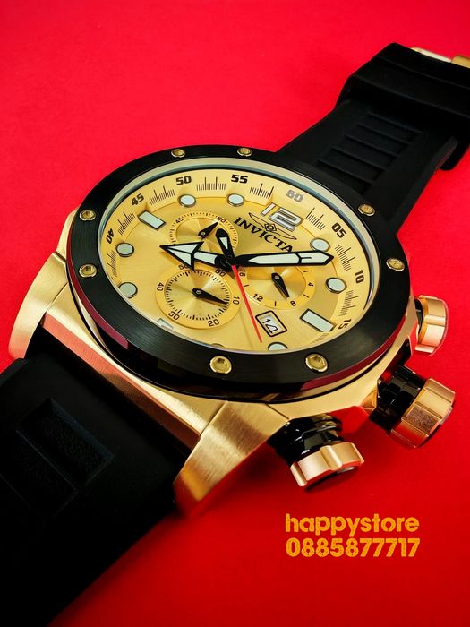 INVICTA Sea Hunter black 54 mm, Инвикта нов ръчен часовник