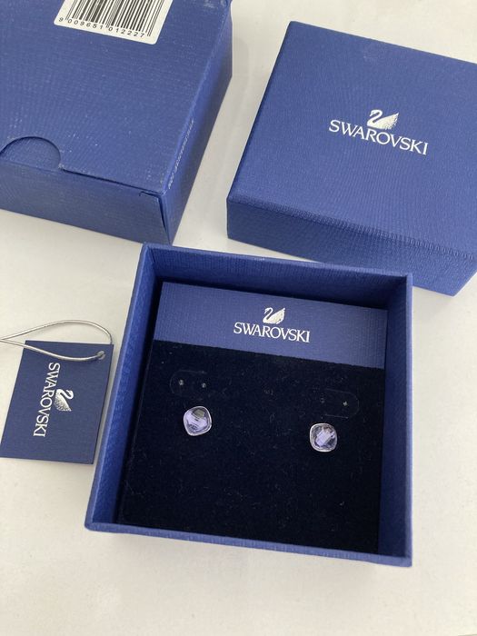 Обеци Swarovski /  Warren James 9ct