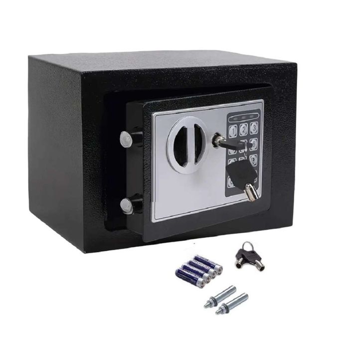 Електронен сейф 230 х 170 х 170мм, черен
