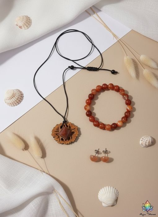 Сеты изделий из натурального камня. Ручная работа.