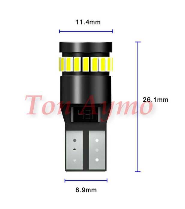 LED крушки T10 / W5W CANBUS Канбус Без Грешки Супер Ярки 12V