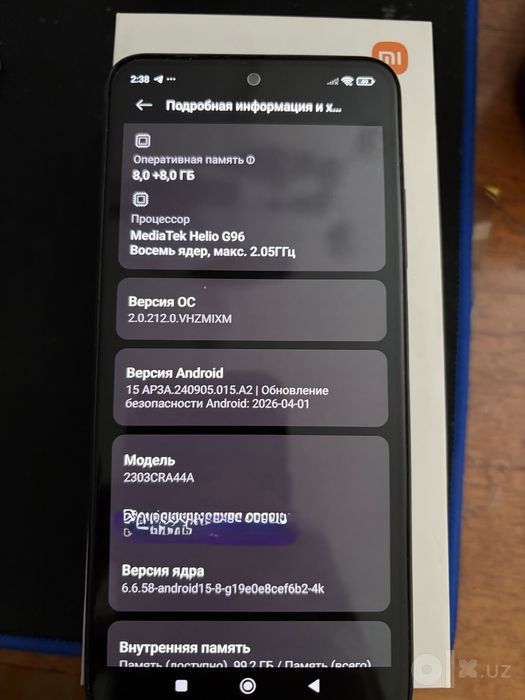 Redmi Note 12S Onyx Black Ram 8GB, Rom 256GB.