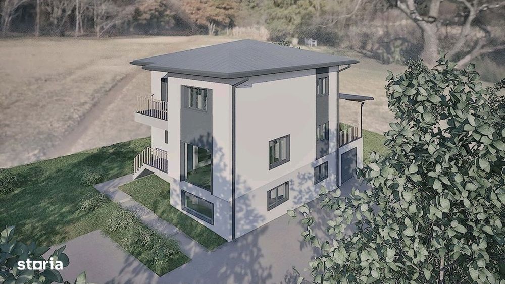Casă de vânzare în Moara – 190 mp utili + garaj 31 mp, terasă  32 mp