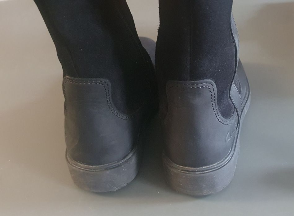 Кожени ботуши Clarks