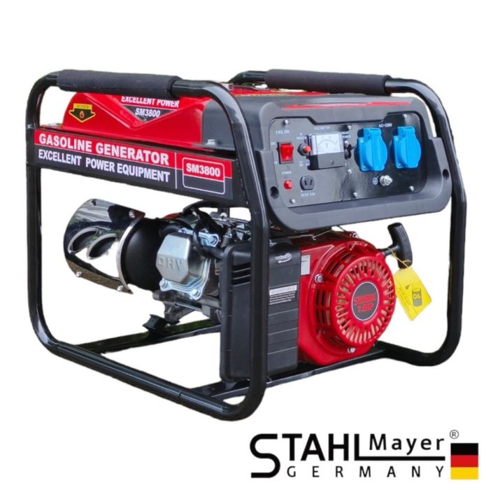 Немски четиритактов монофазен генератор за ток STAHLMAYER 3,8kW-Агрега