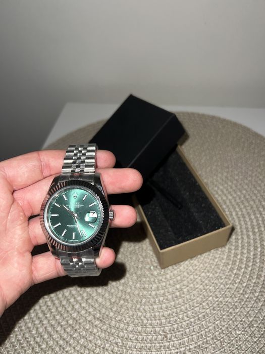 Datejust perpetual green dial