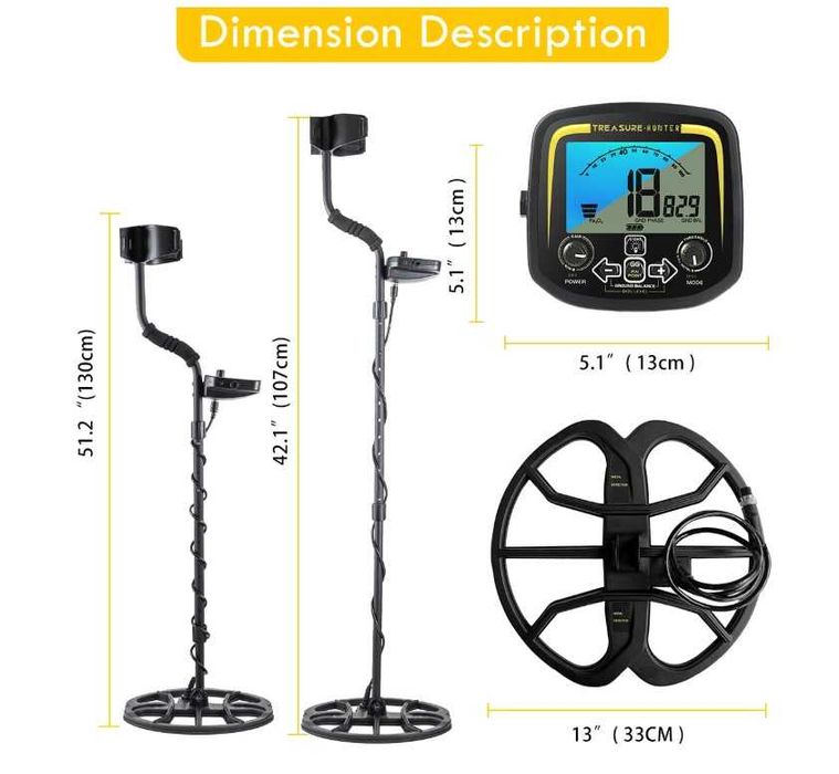 Treasure Hunter  GX850 33см Бобина  и 5" златарска бобина