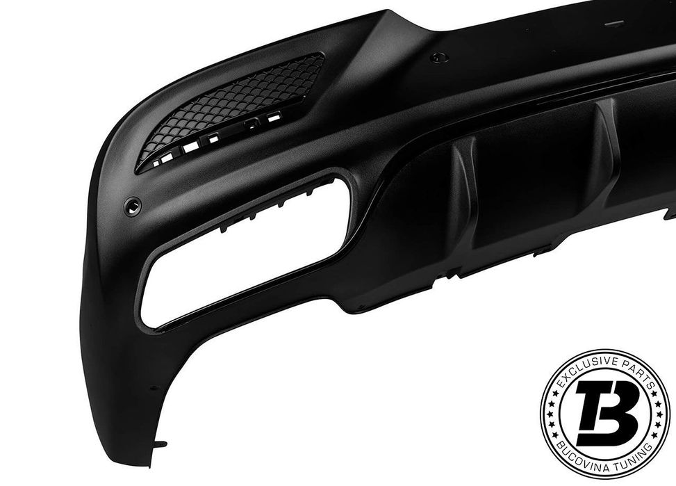 Difuzor Bara Spate cu Ornamente compatibil cu Mercedes GLE Coupe C292 AMG