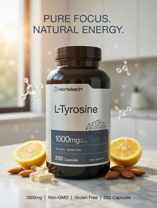Horbäach L-Tyrosine Supplement,Л- Тирозин Horbäach L-Tyrosine Suppleme