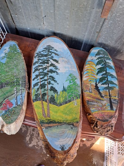 Картины из дерево