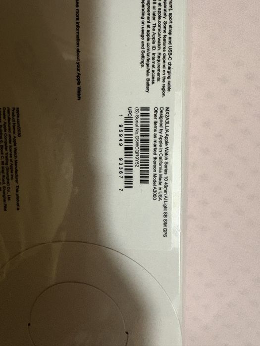 Apple watch 10 чисто нов пакитиран