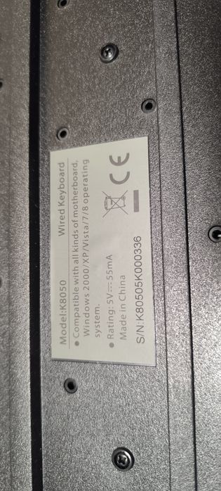 Tastatura Deluxe K8050 conector PS2