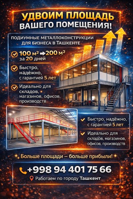 Сварочный Подиумы из металлоконструкций быстро качественно