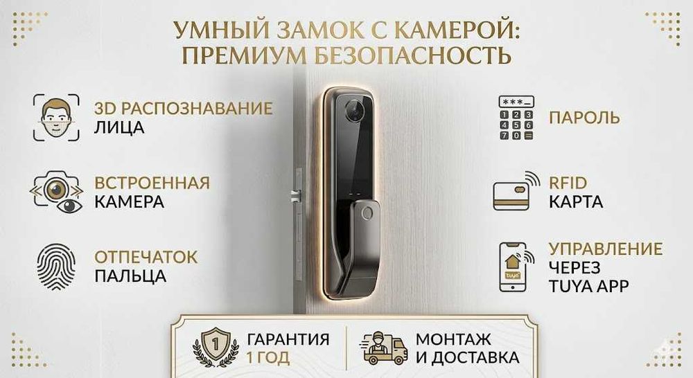 SMART LOCK | Умный электронный замок | SMART QULF Ташкент