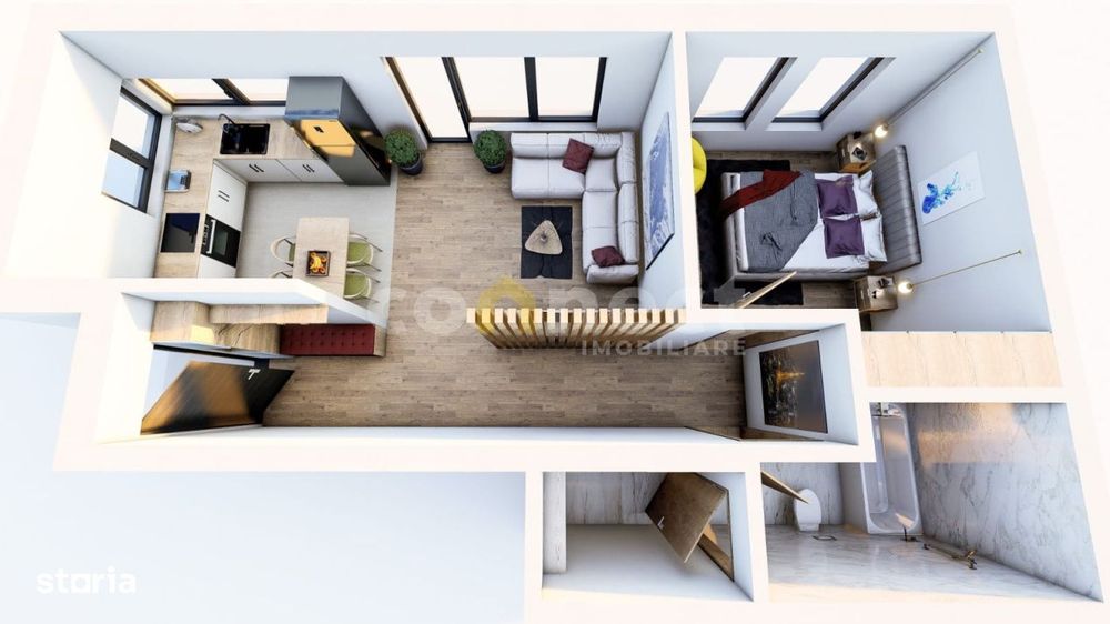 Apartament de vanzare | 2 nivele, gradina si parcare | Someseni