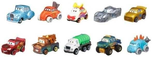 Светкавицата Маккуийн кола McQueen Disney Cars метални колички 10бр