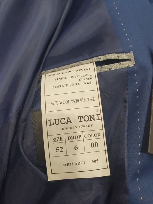 Турецкий темно синий костюм