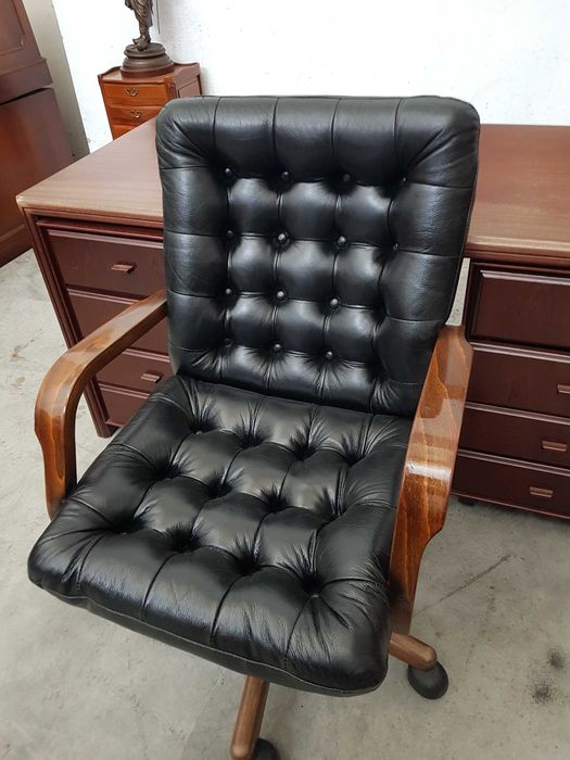 Scaun de birou "Vivian"/stil chesterfield!