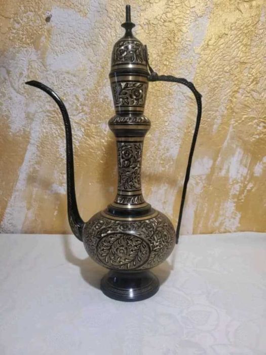 Винтидж чайник, ретро месингов