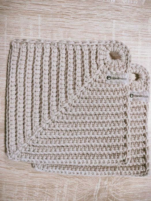 Прихватки для горячего, 100 % хлопок