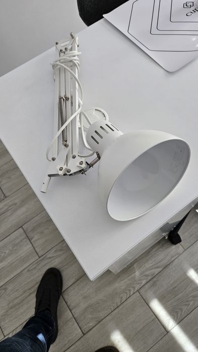 Set 3 lămpi profesionale: LED MIG + lampă birou IKEA + lupă 5 dioptrii