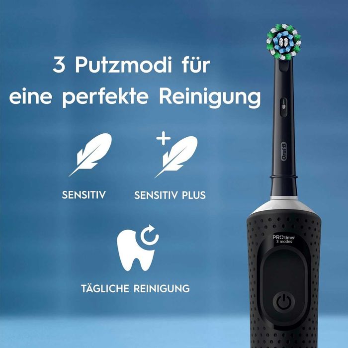 Електрическа четка за зъби Oral-B Vitality Pro, 3 режима на почистване за дентална грижа