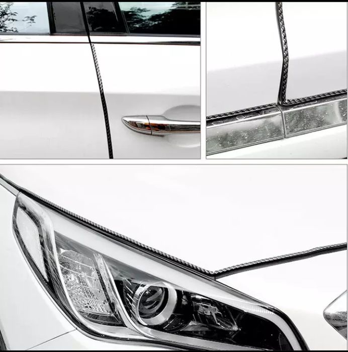 Защитна лайсна за автомобил предпазваща ръбовете на вратите в 2 цвята