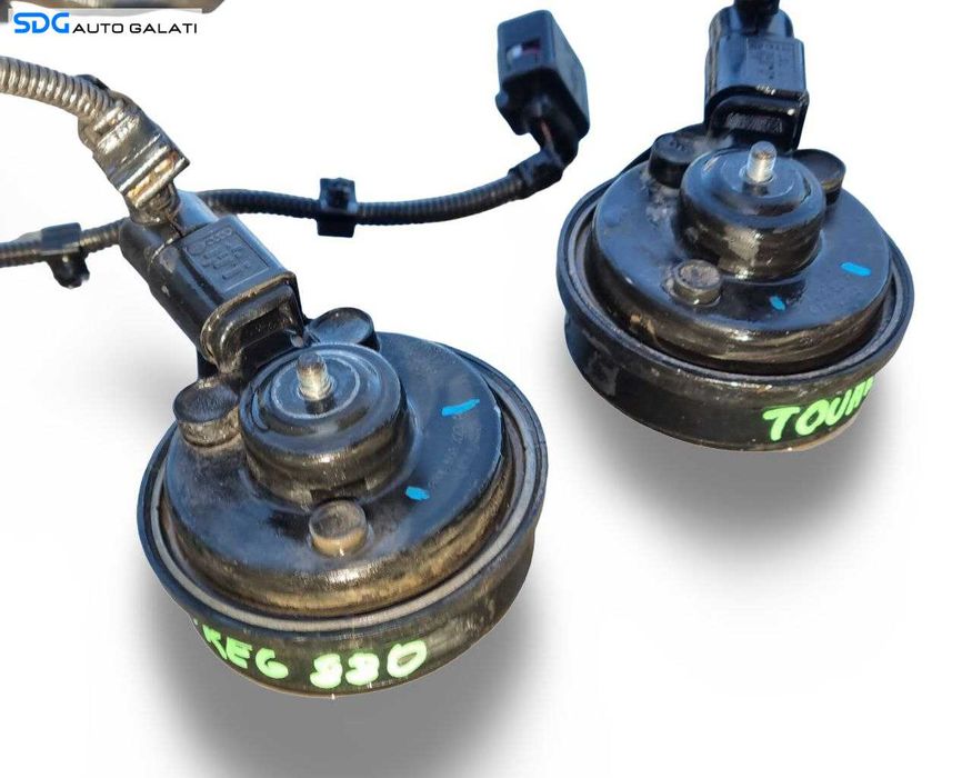 Set Claxon Claxoane Volkswagen Touareg 7L 3.0 TDI 2003 - 2010 Cod 6N0951223A, 6N0951223 [LR3433]