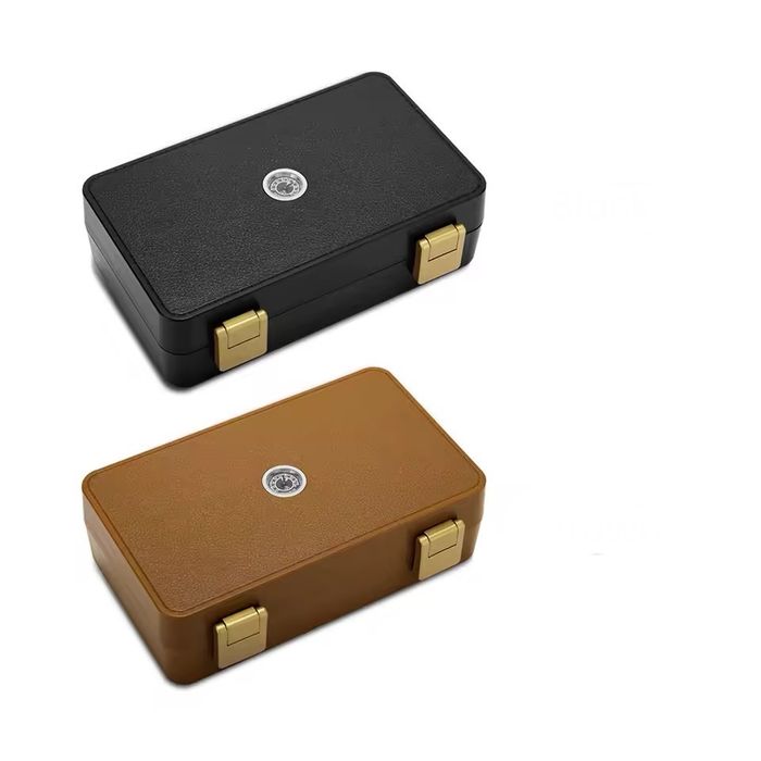 Преносим хумидор за 10 пури с хигрометър – водоустойчив Travel Humidor
