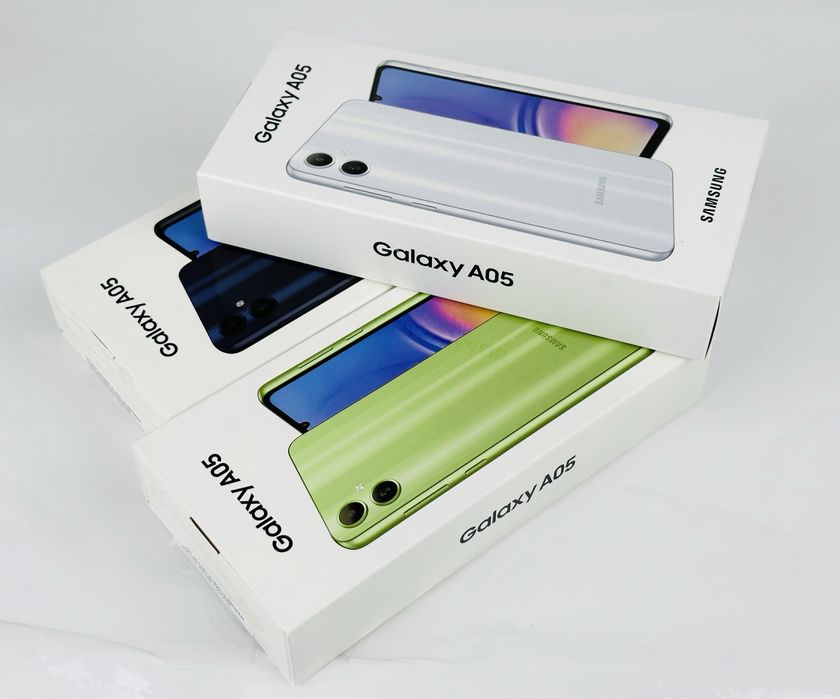 НОВ! Samsung A05 128GB 6RAM Black / Light Green 2г. Гаранция!