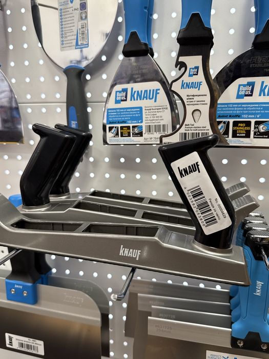 Knauf - Нож за шпакловка, Валяк, Шпакла, Ренде, Маламашка, Трион