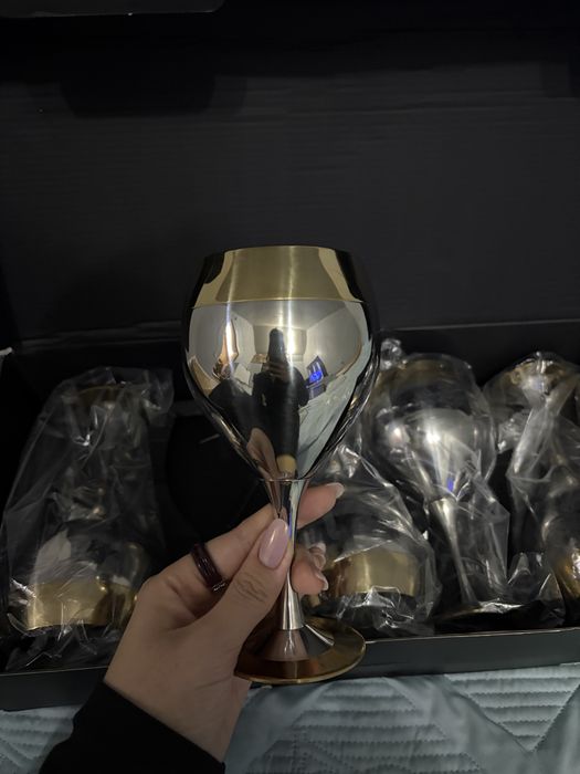 Стальные бокалы Zepter