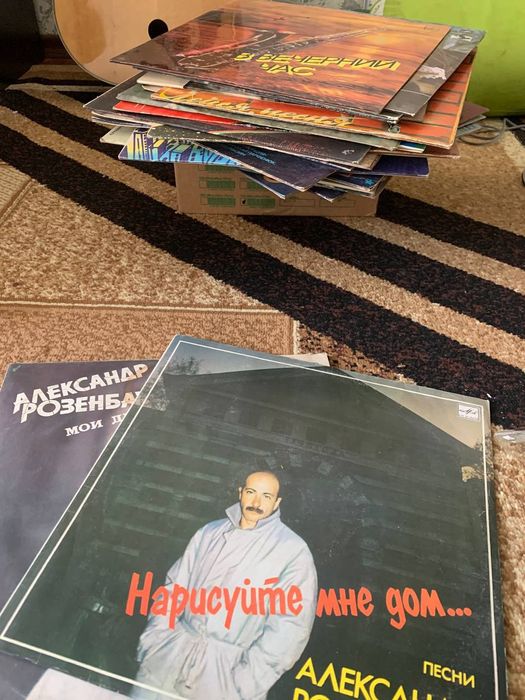 Пластики винил Beatles и др много