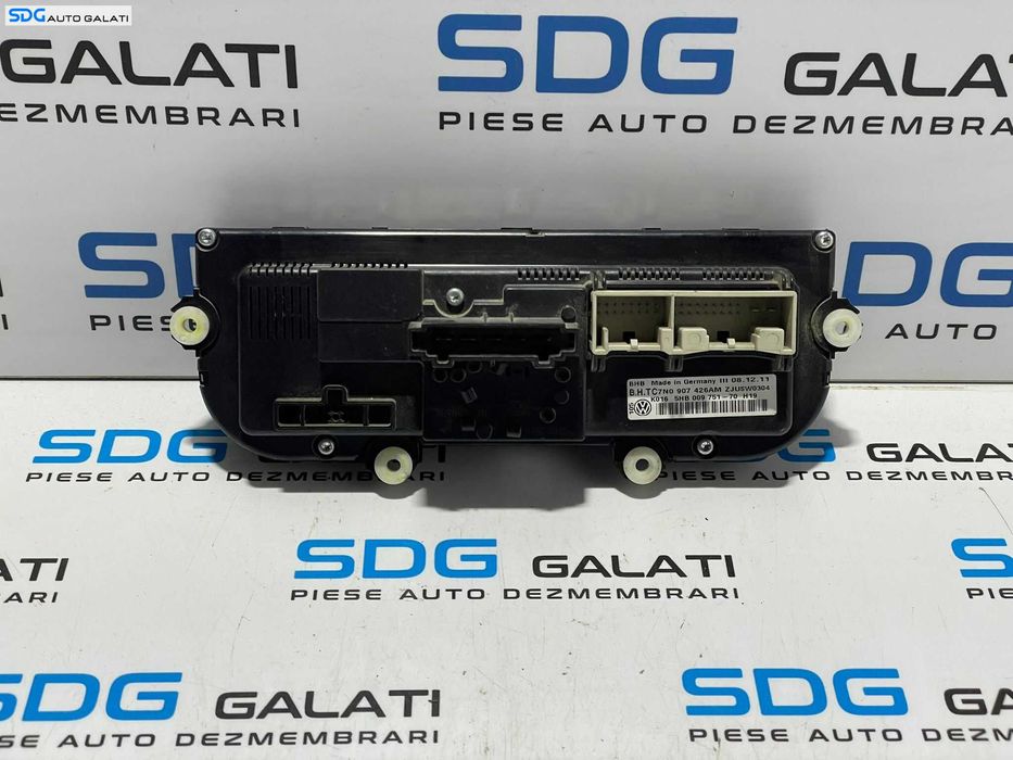 Panou Unitate Comanda AC Aer Conditionat Clima Climatronic Volkswagen Passat B6 2005 - 2010 Cod 7N0907426AM [L2875]