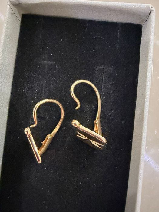 Серьги раритетные золотые